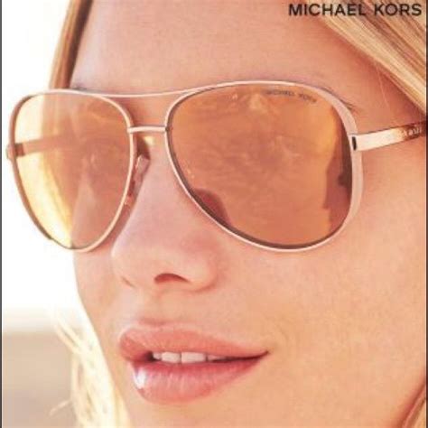 rose gold sunglasses michael kors|rose gold mirror tint sunglasses.